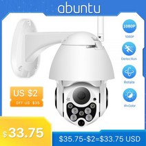 YCC365 플러스 와이파이 카메라 야외 1080P HD CCTV 보안 카메라 PTZ 4 배 줌 방수 스피드 돔 무선 감시 신제품, 1080P Add 128G Card_영국 플러그
