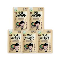 섬진강 하동 정담 재첩살 500g 재첩국 500g 5팩 자숙 재첩회 깐재첩, 섬진강 (재첩국) 500g -5팩, 5개