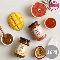 [다신샵] 무설탕 성수동과일청 2종 16개 / 자몽청 애플망고청, 자몽청 16개