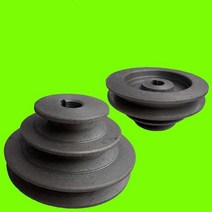 V벨트풀리 A형 4단 타워풀리 주철 모터풀리, 3단내경 24mm 주철 최대 외경 117mm, 1개