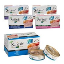 쉐지애 고양이 젤리 캔 50g x 6p, 참치 + 소고기 + 쌀 혼합맛, 1개