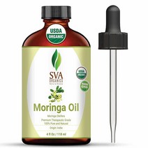 SVA Organics 모링가 오일 4 oz, 3.99 Fl Oz (Pack of 1) _Nutty