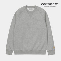 칼하트WIP 칼하트WIP Chase Sweatshirt (Grey Heather / Gold)