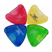 피크홀더+기타피크, 그린