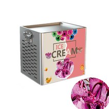 젤라또기계 우유빙수기계 아이스크림제조기 Jamielin 110V/220V 튀긴 아이스크림 롤 기계 작은 태국 튀김 팬 요구르트 메이커, [02] 220V, [04] AU