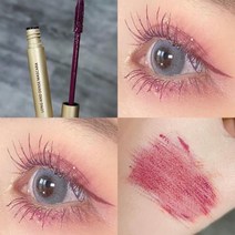 번지지않는마스카라 워터프루프 롱래쉬 컬러 볼륨 속눈썹픽서 비블리 속건 풀 컬 익스텐션 메이크업 블루 블랙 브라운 잉크 화장품, a-03