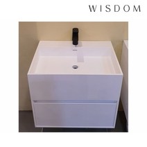 WD - 38596 F23/서랍장세면기/액상아크릴/세면대/WISDOM/아이스톤/iStone/WD38596F23, 무타공, 미포함, 1개