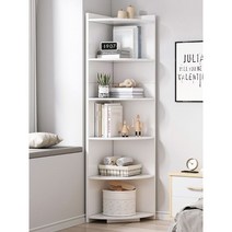 코너장 장식장 거실 수납장 틈새 모서리 선반, 웜화이트 30*30*90cm