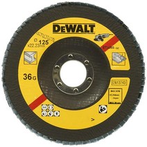 Dewalt DT3265QZ 크랭크 K36 플랩 디스크 12.5cm (4.9인치)