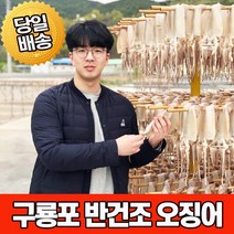 [홍이네수산] 구룡포 산지직송 최고급형 피데기 반건조오징어 파품 정품 종류별 10마리 당일발송, [파품]반건조오징어 1.1kg내외(7~15미)