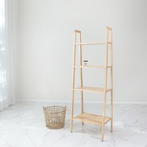 벤트리 원목 4단 사다리선반 (2사이즈) 소품 수납, [대] L 사이즈