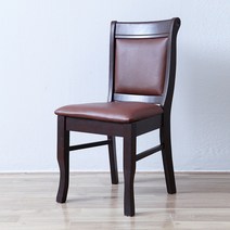 [리비니아] 데이 가죽 원목식탁의자 1개, 웬지