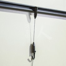 철물인 와이어 액자걸이 (벽면설치 - 간편레일 사용), 11. 거북이 (잠금 소) - 블랙, 1개