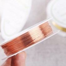 전자석 초강력 소형 마그네틱 원형0.2-1mm 폴리 우레탄 에나멜 구리 와이어 자석 와이어 자기 코일 권선, 06 0.6mm 5m meter