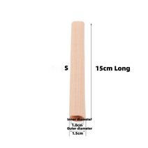 1pcs 외반 외반 튜브 붕대 정형 외과 실리콘 발가락 보호기 통증 완화 건막 가드 손가락 분리기 매니큐어 페디큐어, 15cm x 1.5cm