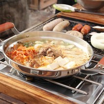 즉석 떡볶이 냄비 밀푀유나베 쭈꾸미 철판 1인 샤브샤브 오뎅 캠핑 인덕션용 전골냄비, 32cm