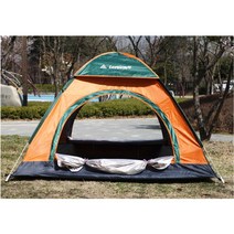 캠핑 원터치텐트 경량 팝업 방수텐트 3인용~10인용, 런웨이브원터치텐트3~4인용