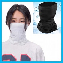 여성용 냉감 마스크 얼굴가 림 리개 아이스 쿨링 햇빛차단 운동 남자쿨 시원한, LD-285-2냉감마스크, 블랙