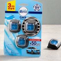 페브리즈 차량용 방향제 맑은 하늘 바람 2.2ml, 3개입, 1개