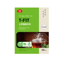 친환경 생분해 스트링파우치 티필터 90매 II 손잡이가 있어 꺼내기가 쉬어요, 90매X1팩