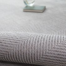 리빙플러스] 사이잘룩 헤링본 자카트 카페트 특대형 거실카페트 러그 물세탁