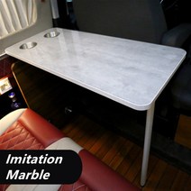 레저보트 낚시보트 소형배JayCreer 접이식 테이블 보트 해양 RV 가정용, 06 Imitation Marble