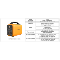 파워뱅크 캠핑 차박 휴대용 발전소 600w648wh ac 110v 220v 에너지 저장 태양열 발전기 전원 은행 충전식 배터리 야외, 600w 발전소, 유럽 ​​연합