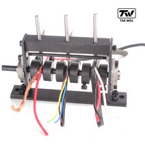 전선탈피기 피복기 폐전선탈피기 수동 와이어스트리퍼, 바퀴 3세트 (칼 6개/G 클램프)