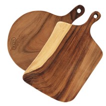 나무도마 스와르 원목 플레이팅 원형 캠핑 손잡이도마, 스와르 스퀘어 도마