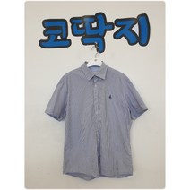 여03604 빈폴정품 남녀공용 잔체크 카라 반팔 남방 셔츠 중고구제 코딱지구제