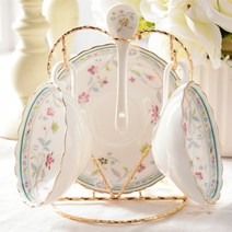 봄정원 본차이나 예쁜 찻잔 커피잔 2P 4P 홍차잔, 플라워찻잔세트2인조, 2개