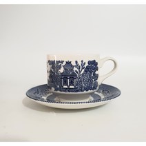 [컨디션할인] 존슨 브라더스 블루 윌로우 찻잔 빈티지, B