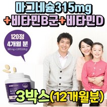 고함량 산화 마그네슘제 315mg 근육 신경 흡수율 에좋은 영양제 마그네슘제제 고용량 고농축 315 이완제 안정제 개선제 보충제 눈떨림 눈밑떨림 다리쥐 종아리쥐 대용량 약 12개월