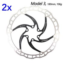 브레이크패드 자전거 IIIPRO-자전거 디스크 브레이크 오일 매끄러운 블랙 레드 스테인레스 스틸 MT 도로 자, [17] 2pcs 180 black