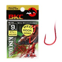 낚시방 백경 도다리 레드훅 BK-145/가자미바늘/도다리바늘, 11호