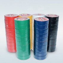 단열재 단열필름 접착식 보온재 바닥 외벽 1pcs 색상 전기 테이프 PVC 내마 모성 난연 무연 절연 방수 튜브, 04 green