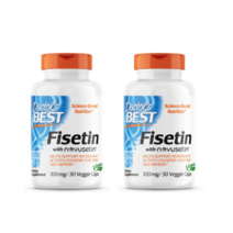 닥터스베스트 피세틴 노부세틴 100mg 각30캡슐 2통 Fisetin (통관수수료포함), 상품선택