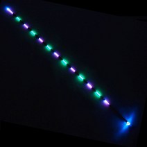 0 7mm톱x1.2mm튜브(425전지용) 전자찌 상부 소켓+11점등(18cm) 광섬유찌톱 (BA-)