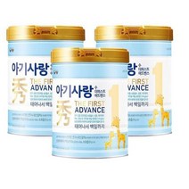 아기사랑수 더퍼스트 어드밴스 분유 1단계, 750g, 3개입