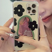 나인틴프라이데이 거울 미러 플라워 아이폰 갤럭시 케이스 폰케이스