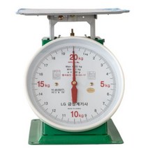 LG 금성계기사 20kg 접시 지시저울 국산 앉은뱅이저울, 접시지시저울 20kg