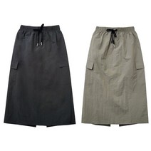 여성 밴딩 롱스커트 뒤트임 긴치마 여대생 패션 코디