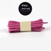 1 쌍 18 색 스트라이프 더블 컬러 신발 끈 라운드 운동화 끈 면화 부츠 신발 끈 70CM 90CM 120CM 150CM