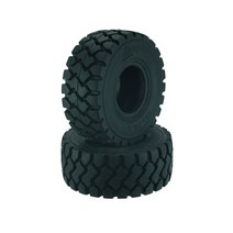 고무 지게차 타이어 1 쌍 모델 건설 차량 137mm 로더 1/14 RC 트럭, 01 2PCS
