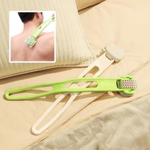 등 긁개 셀프 국산 효자손 도구 바르미 브러쉬, 그린