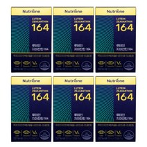 뉴트리원라이프 루테인 지아잔틴164 500mgX30캡슐, 30캡슐, 6개