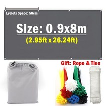 펜스 가리개 pvc 래티스 고정 어닝 화단 울타리 테라스 가림막 회색 발코니 방패 자외선 차단 차양 개인 정보 보호 화면 날씨 방지 덮개