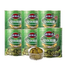 (주)동서 리치스 슬라이스 오이피클, 3kg, 6개입