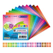 [동화오피스] 종이나라 종이접기 색종이 / 꽃나래 (소) 7.5cm 1팩(80매), 4번