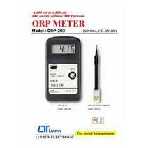 ORP측정기 ORP METER ORP-203 ORP203 ORPMETER ORP계측기 산화환원전위측정기, 1개